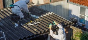 asbestos abatement from roof materials